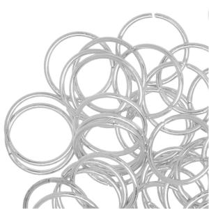 Jump Rings, Open 10mm Diameter 20 Gauge, Silver Plated (100 Pieces) Cheap Visa Payment