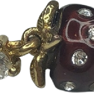 Enamel Strawberry Charm Cheap Sale Low Pice