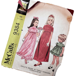 Empire Waist Dress Pattern: Great for a Regency Dress Nghtgown Summer Dress and More Vntage Mccalls Sewng 9384 Cut Sze 5 Cheap Sale Low Cost