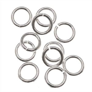 Silver-Filled Open Jump Rings 4mm 21 Gauge (20 Pieces) For Sale Official Site