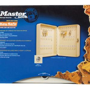 Master Lock 7132D Key Cabinet, 11-3/4" x 9-3/8" x 3", Steel, Beige Sale Classic