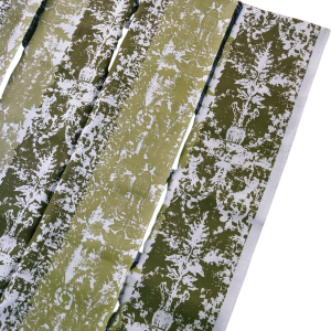 Vintage 70s Mod Fern Fabric Remnant Ebay