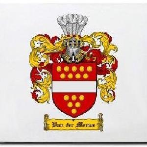 Van-der-merwe Family Shield / Coat Of Arms Mouse Pad Discount Best