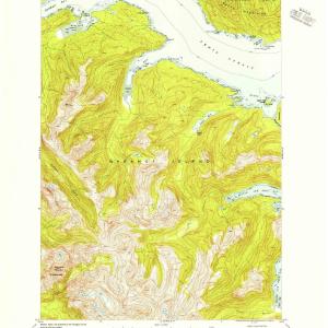 1951 Sitka, AK - Alaska - USGS Topographic Map v2 Sast Sale Online