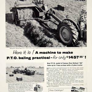1954 Ad P.T.O. Hay Maker Baler New Holland Farming Equipment Implement 66 YFQ1 Clearance Footlocker Finishline