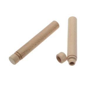 Wood Needle Case, Cylinder 3.5 x 0.55 Inches, Natural (2 Pieces) Best Store To Get Cheap Online