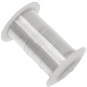 Wire Elements, Tarnish Resistant Silver Color Coated Wire, 30 Gauge 50 Yards (45.7 Meters), 1 Spool Discount Wholesale