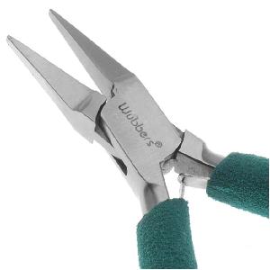 Wubbers Classic Series Narrow Flat Nose Duckbill Pliers - 3mm Wide Jaws Cheap Sale Now