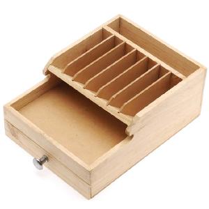 Wooden Storage Box For Tools And Beads With Storage Compartment, 1 Storage Container Discount Free Shipping