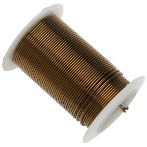 Wire Elements, Tarnish Resistant Vintage Bronze Wire, 18 Gauge 10 Yards (9.14 Meters) Outlet Good Selling
