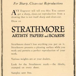 1920 Ad Strathmore Artist Paper Boards Engraver Photos - ORIGINAL INS2 High Quality Buy Online