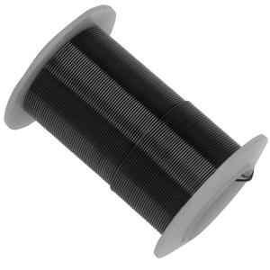 Wire Elements, Tarnish Resistant Black Color Coated Wire, 22 Gauge 20 Yards (18.2 Meters), 1 Spool Clearance Choice
