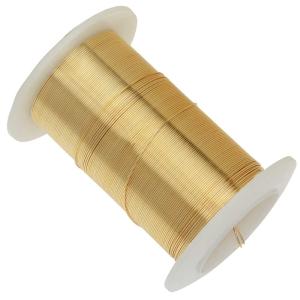Wire Elements, Tarnish Resistant Gold Color Copper Wire, 26 Gauge 34 Yards (31 Meters) Discount Cost