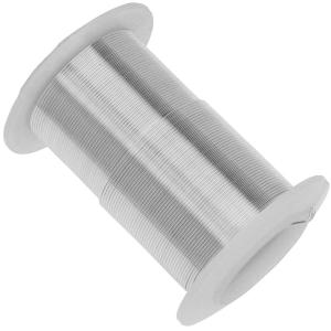 Wire Elements, Tarnish Resistant Silver Color Copper Wire, 22 Gauge 20 Yards (18.2 Meters) Shop Offer For Sale