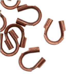 Wire & Thread Protectors, 50 Pieces, Antiqued Copper, 019 Inch Loops (50 Pieces) Clearance Purchase