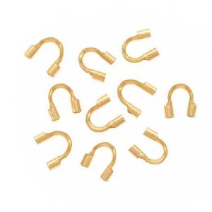 Wire & Thread Protectors, 14K Gold-Filled, .045 Inch Loops (10 Pieces) Free Shipping Sale Online