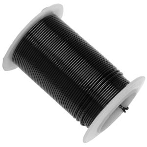 Wire Elements, Tarnish Resistant Black Color Coated Wire, 18 Gauge 10 Yards (9.1 Meters), 1 Spool Best Pices