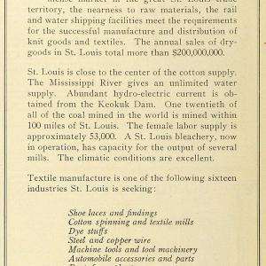 1920 Ad St Louis Chamber Commerce Knitting Mill Hydroelectric Current SCA3 Best Place For Sale