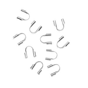 Wire & Thread Protectors, Sterling Silver, .024 Inch Loops (10 Pieces) Manchester