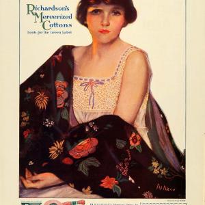 1920 Ad Richardson Mercerized Cottons Silk Embroidery Crochet Needlework TMP2 Clearance Extremely