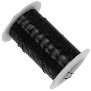 Wire Elements, Tarnish Resistant Black Color Coated Wire, 24 Gauge 30 Yards (27.4 Meters), 1 Spool Shop For Sale