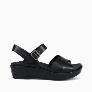 Myrna Black Leather Sale Cheap Online