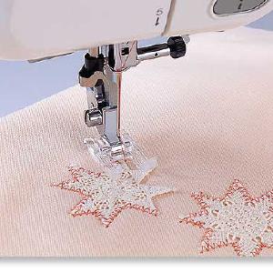 Brother, Babylock 7 mm Horizontal Open Toe (clear plastic). Ebay Online