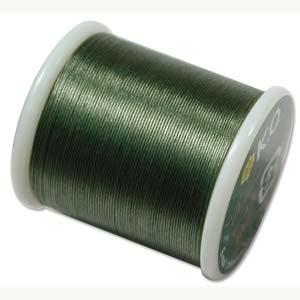 Japanese Nylon Beading K.O. Thread for Delica Beads - Olive Green 50 Meters Pre Order Online