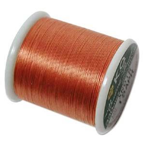 Japanese Nylon Beading K.O. Thread for Delica Beads - Apricot 50 Meters Pre Order Online