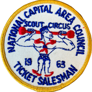 60s Boy Scouts of America Patch with Strong Man Outlet Footaction