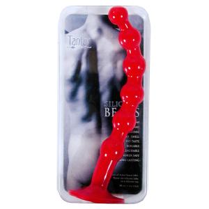 '  Tantus Silicone Beads-Red 9In. Low Pice Cheap Online