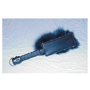 '  Pain&Pleasure Paddle/ Black Fur Free Shipping Perfect