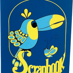 Cute Toucan Scrapbook High School College Photo Album 50s C. R. Gibson Norwalk Connecticut Photo Scrap Book Nos Deadstock Butterfly 2025 Online