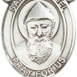 St. Sharbel Rosary Centerpiece Sterling Silver or Pewter Wholesale Pice For Sale