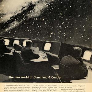 1963 Ad Lockheed Aircraft USAF Satellite Tracking Space - ORIGINAL TM6 Best Pices For Sale