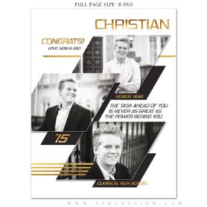 Yearbook Ad Designs - Geometric Free Shipping Get To Buy