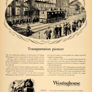 1946 Ad Westinghouse Electric Train Locomotive Pioneer - ORIGINAL TCE1 Genuine Sale Online