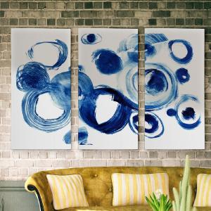 40" H x 60" W x 1.5" D 3 Piece Print on Canvas The Cheapest Cheap Pice