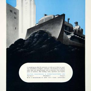 1946 Ad United Engineer Constructor Plow Build Industrial Construction FTM1 Clearance New Arrival