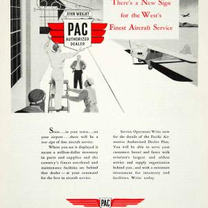 1946 Ad Pacific Airmotive PAC Airplane Aircraft Aviation WWII Hangar YSW3 Enjoy Cheap Pice