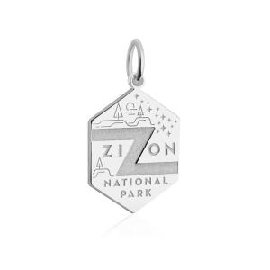 Zion National Park Charm, Silver Cheap Get To Buy