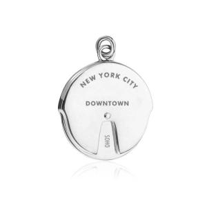 Uptown/Downtown Spinner Charm New York City Silver Quality Free Shipping