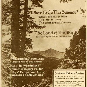 1923 Ad Southern Railway System Double Track Trunk Line - ORIGINAL TRV1 With Paypal