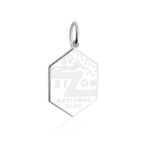 Zion National Park Charm, Silver Enamel Cheap Sale Big Sale