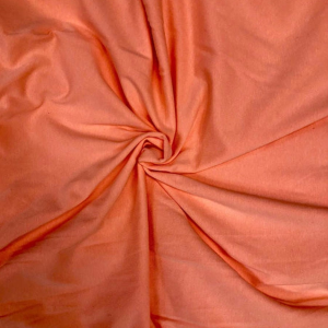 2 Yards of Peach Coral Jersey Knit Cotton Fabric Buy Online Cheap Pice
