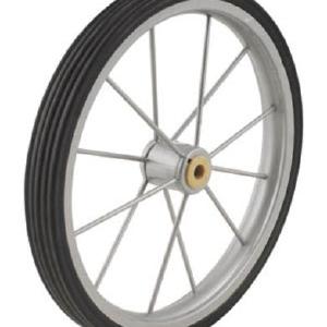 Apex SC9013-P03 Black Silver Shopping Cart Wheel,  9.5" Cheap Free Shipping