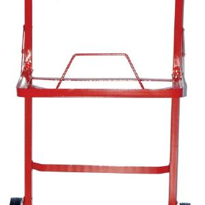 Apex HT2059-A Recycle Bin Cart 60 Lbs., Red With Credit Card For Sale