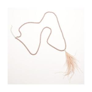 Eliza Gracious Ostrich Feather Pendant - Pink Reliable For Sale