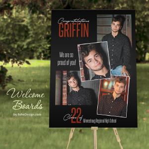 18x24 Welcome Board Collage - The Journey From China Cheap Pice