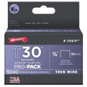 Arrow Fastener 306IP T30 Staples, 3/8" 2025 New Sale Online